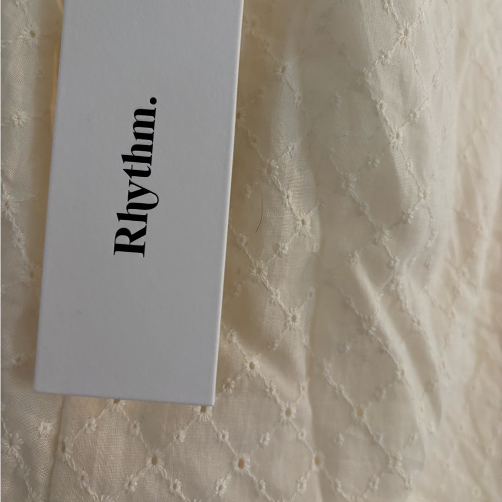 Rhythm Porto Eyelet Mini Dress SOLD OUT NWT - Picture 4 of 6